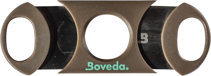 Boveda Cigar Cutter with Stainless Steel Double-Guillotine Blades and Large Finger Holes; Utility knife for Up to 64-Ring Gauge - Image 3